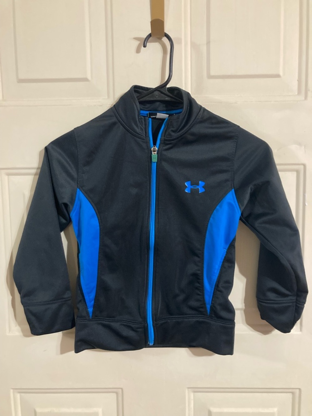 Under Armour Black Jacket with Bright Blue Trim